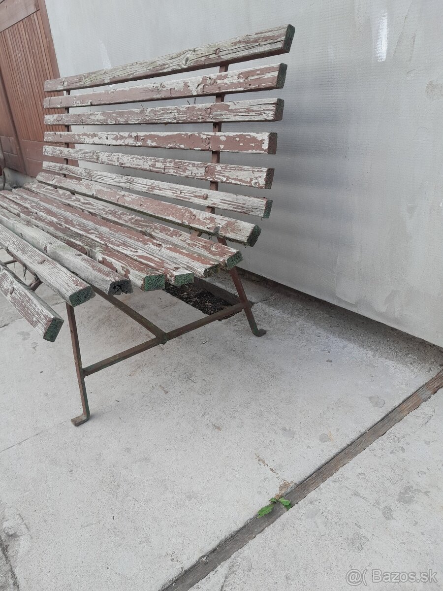 Predám záhradnú lavičku - 2