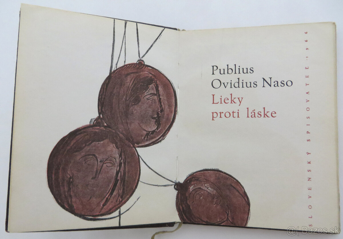 Publius Ovidius Naso – Lieky proti láske (1966, kožená väzba - 2