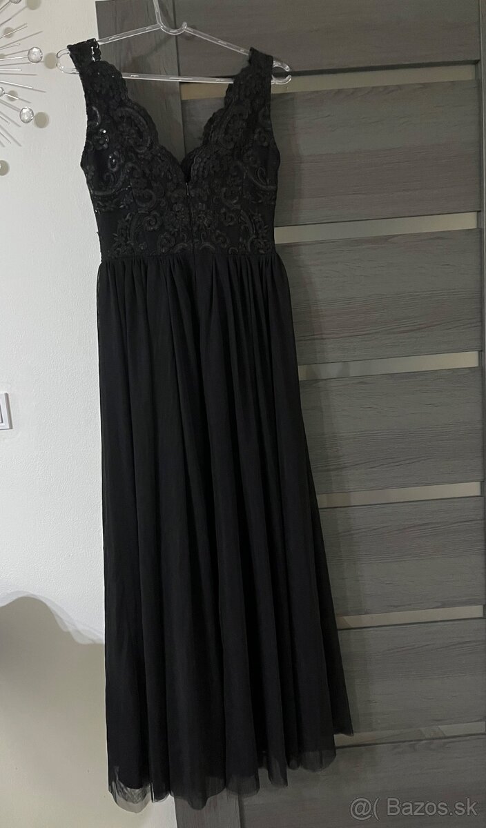 Čierne spoločenské šaty 40/M - 2