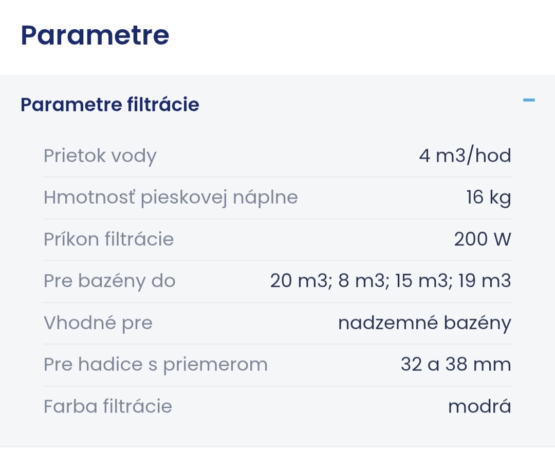 Piesková filtracia - 2