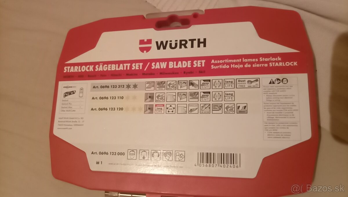 Wurth starlock nože - 2