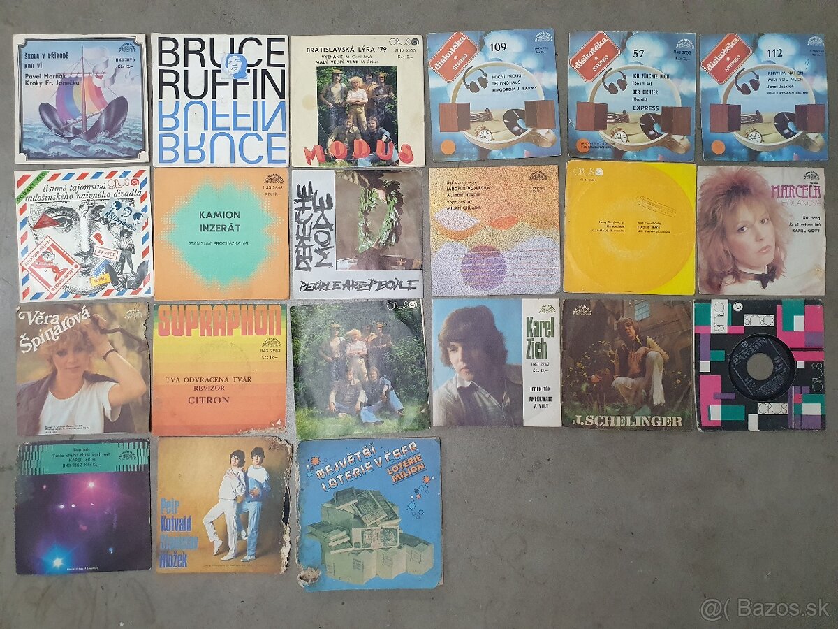 Staré vinylové Platne Československé - 2