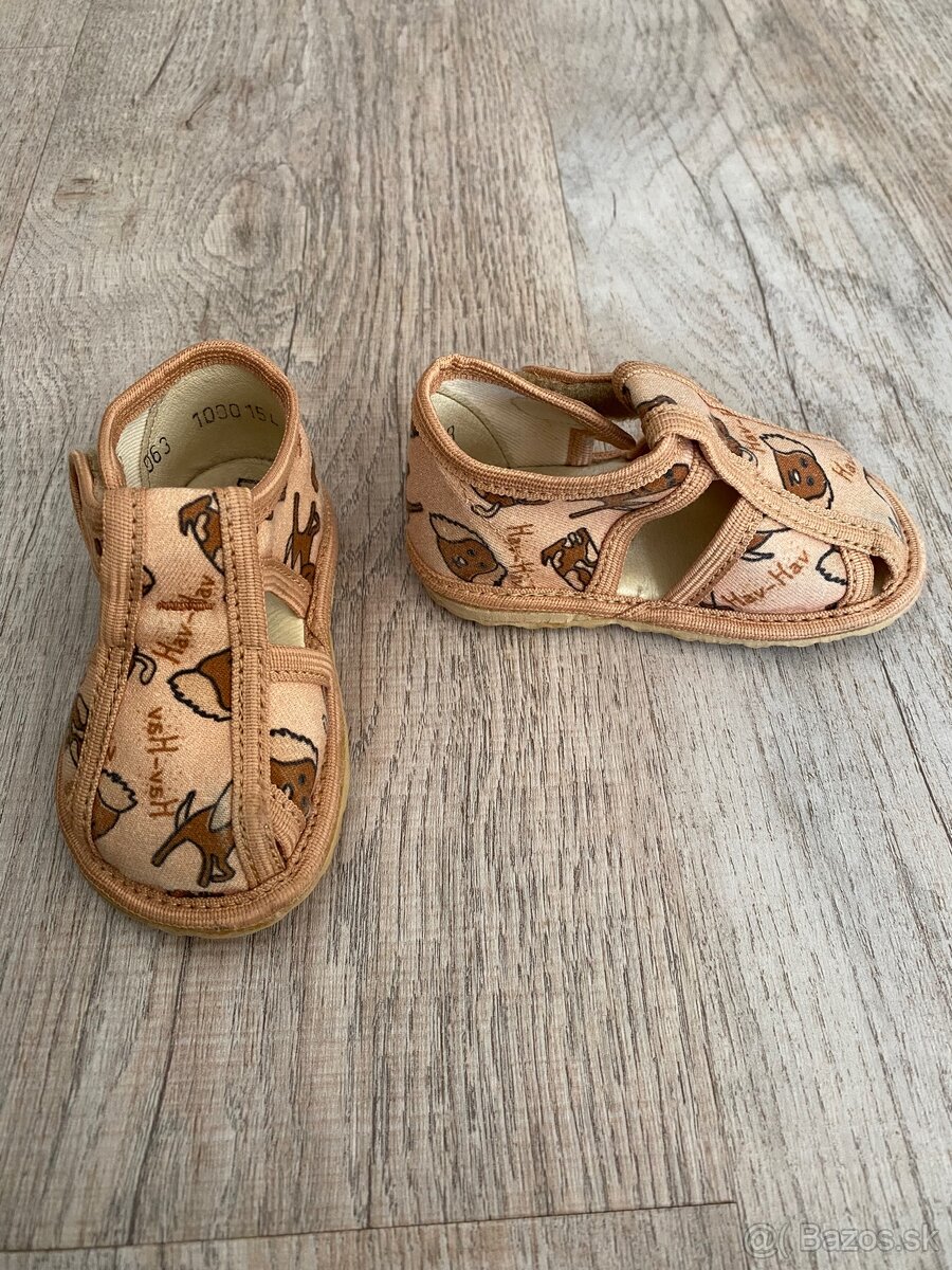 Obuv na prvé kroky| veľ. 18 (2 ks) - 2