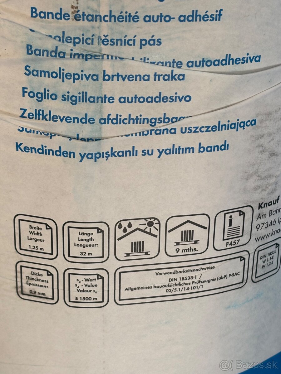 Predam samolepiaciu hydroizolačnú foliu - 2