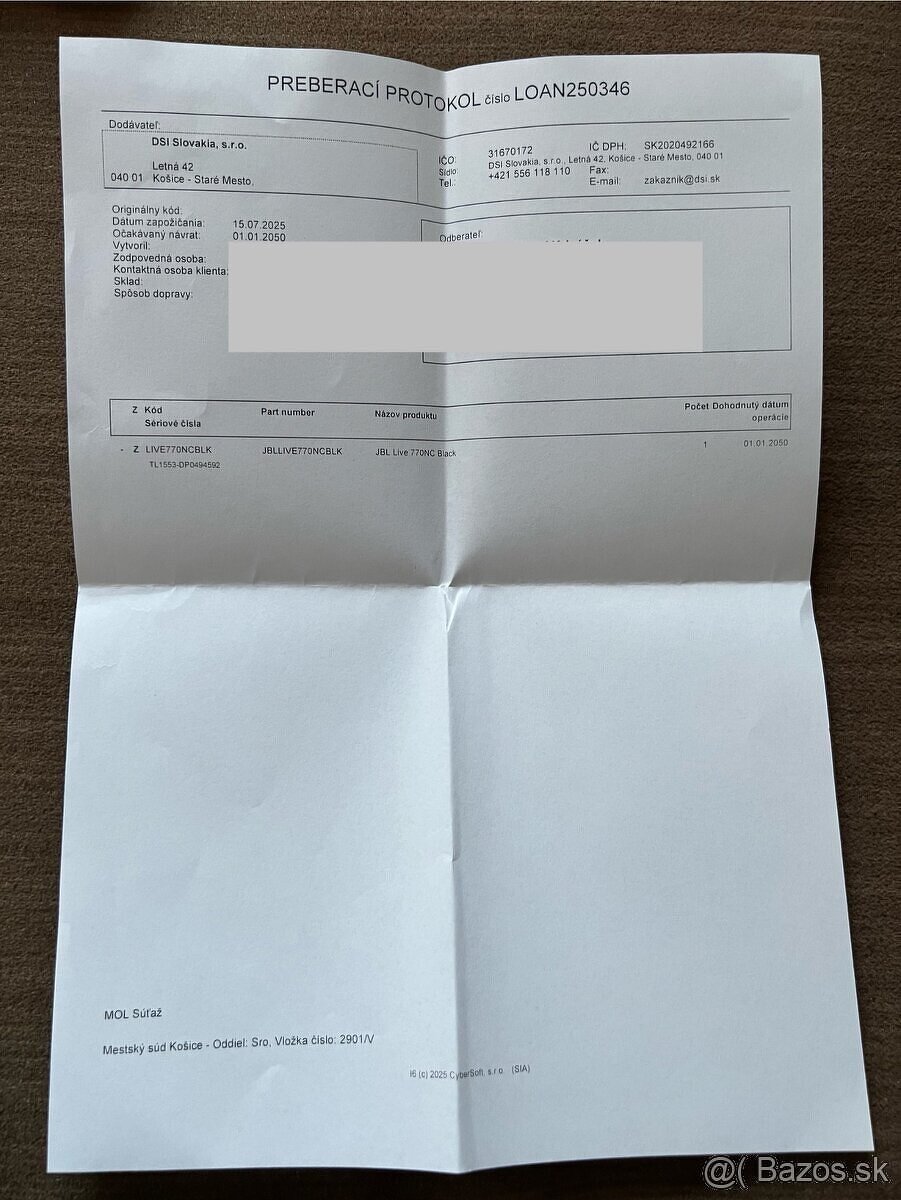 Predám JBL LIVE770 NC - 100 € - Nerozbalené - 2