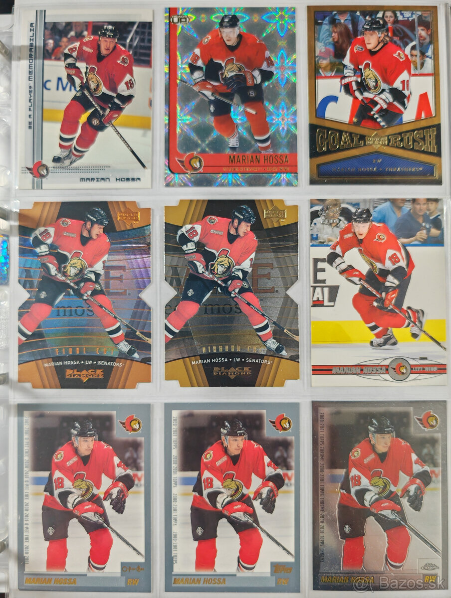 Predám hokejové kartičky Marián Hossa 2 - 2