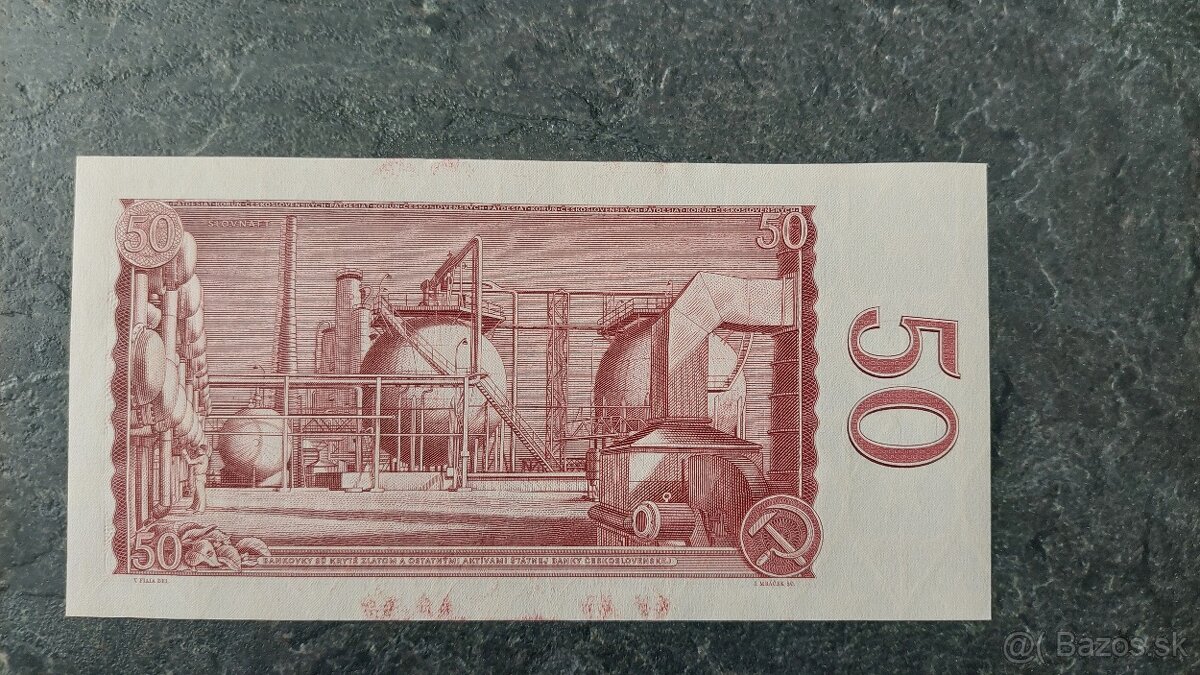 50 Kčs 1964, stav N (UNC) - 2