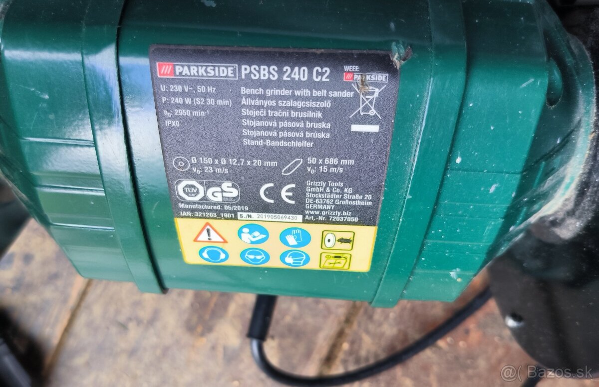 Kombinovaná brúska Parkside - 2