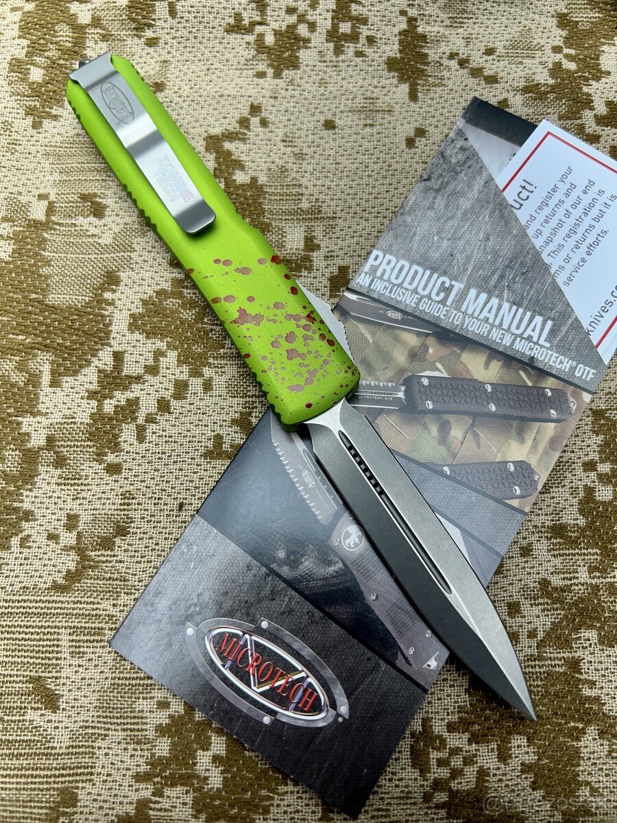 Microtech 122-10Z Zombie Tech D/E Signatures Series - 2