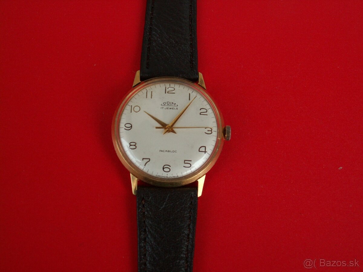 Hodinky Prim Elegant - Incabloc rok 1966. - 2