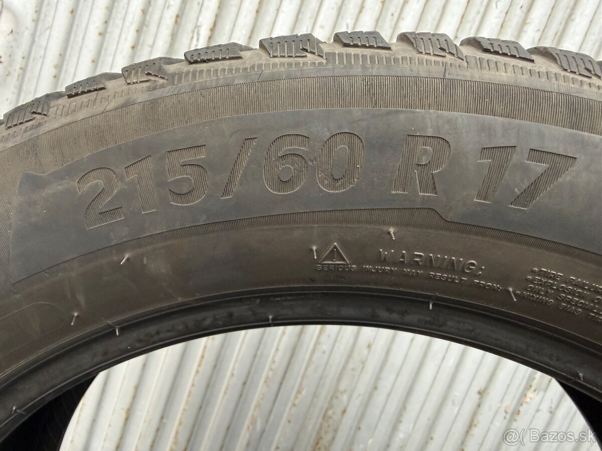 Zimne pneumatiky MICHELIN 215/60 R17 - 2