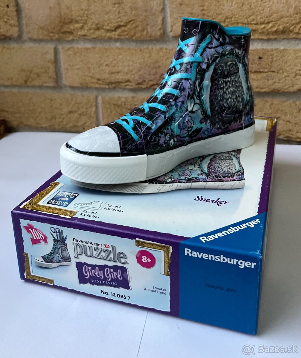 3D Puzzle Teniska Sova-Líška - 2