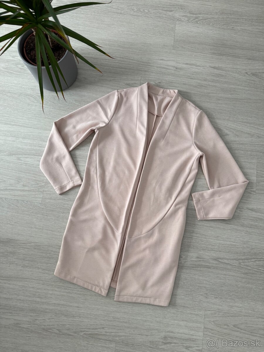 Bledoružový kardigán - 2