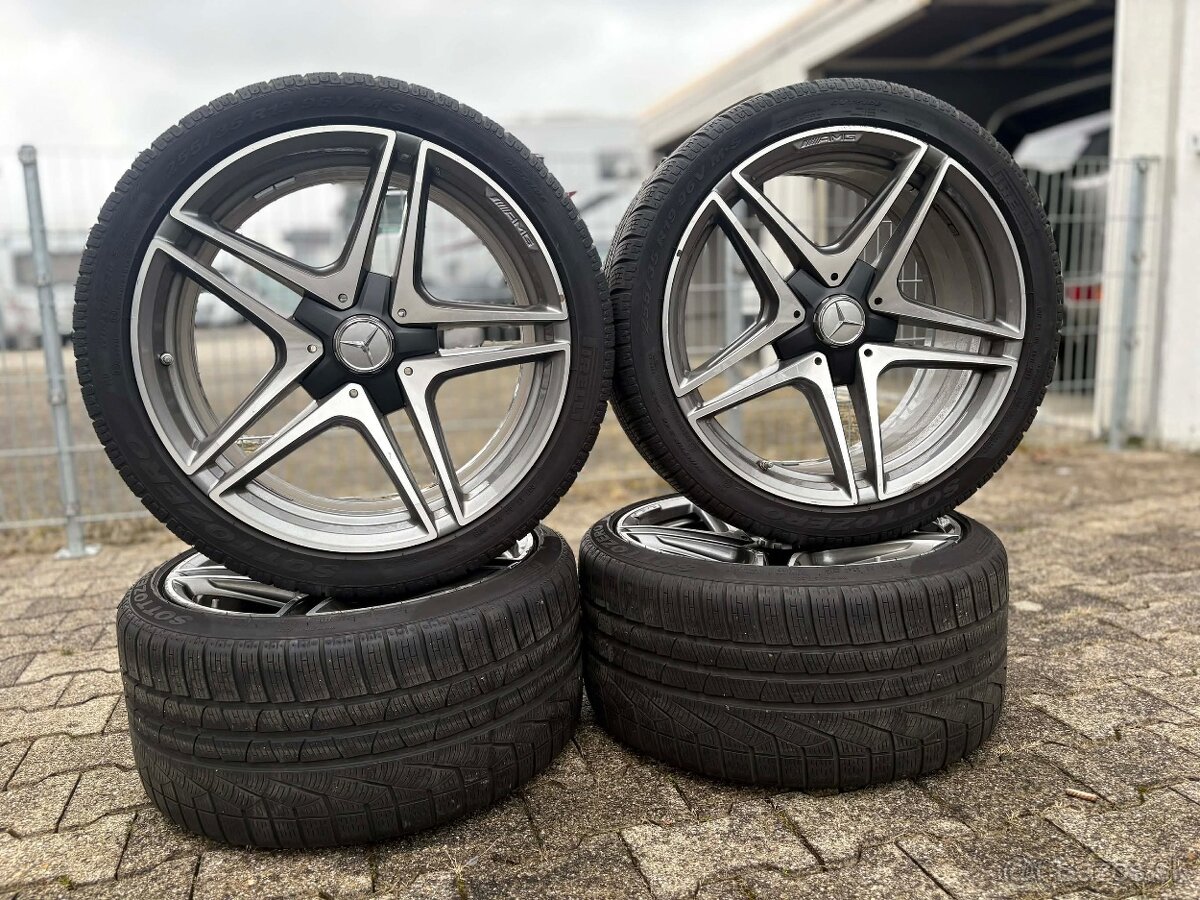 AMG R19 disky 5x112 + letné pneu Pirelli - 2