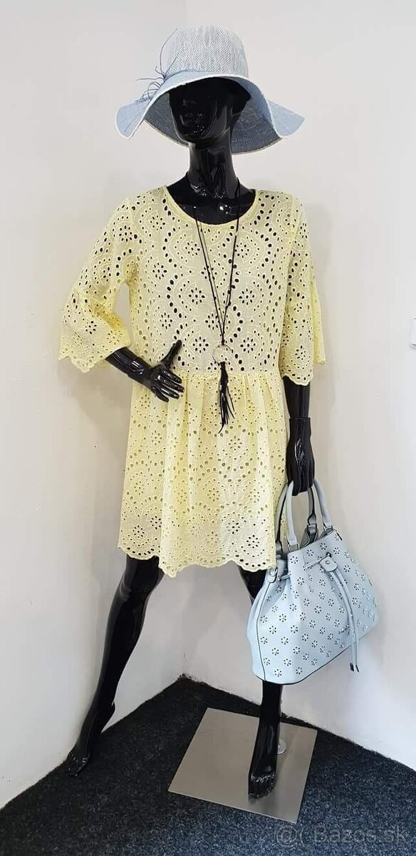 Zlte madeirove saty - 2