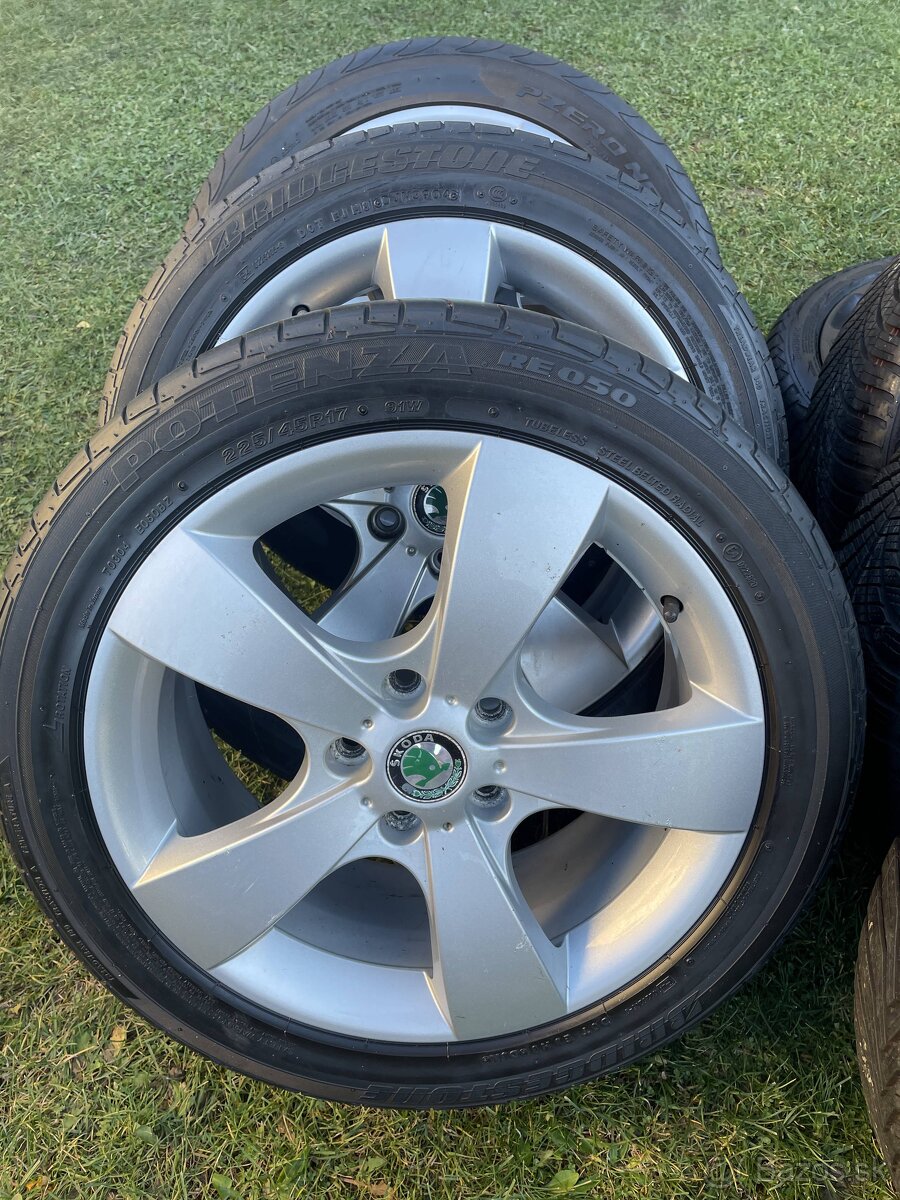 PEGASUS ZENITH Orig. skoda alu disky 17 5x112 Skoda Superb o - 2