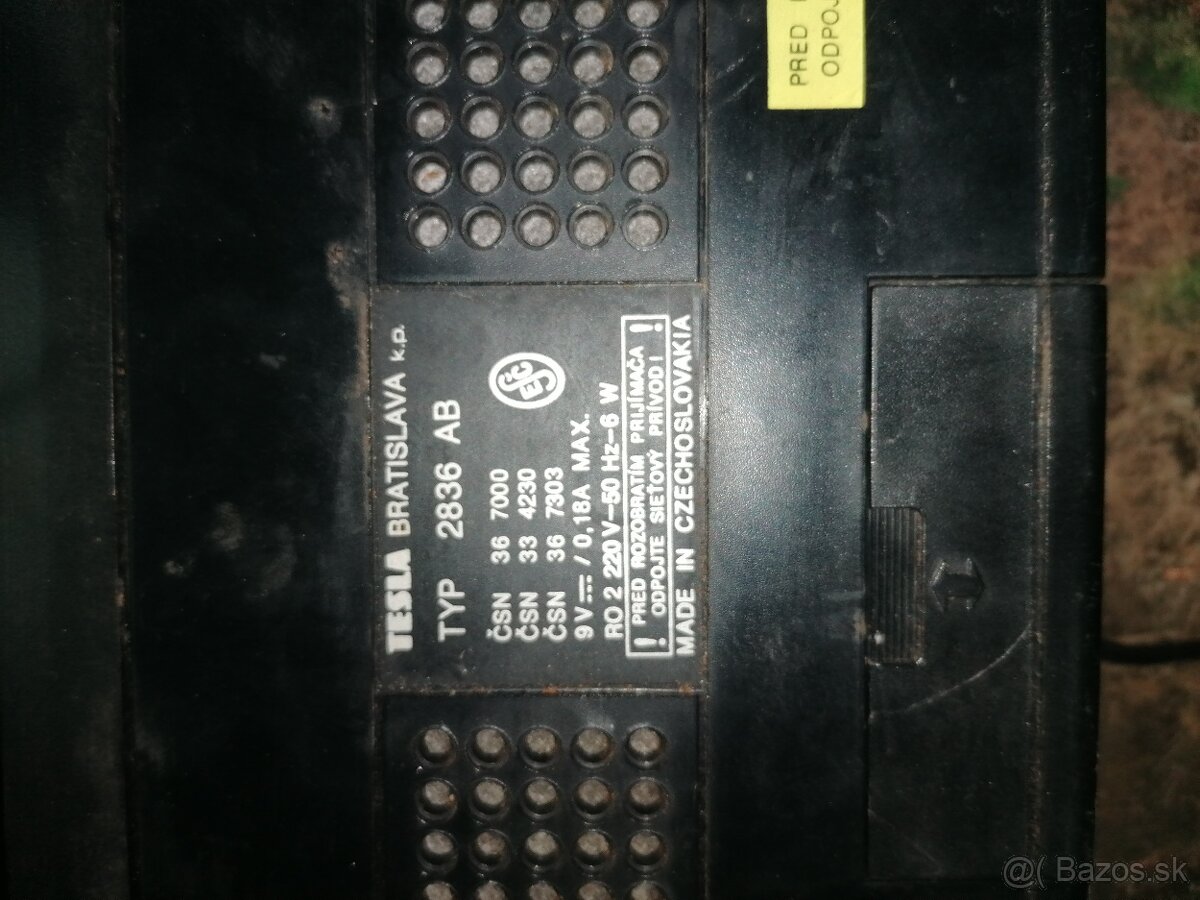 Predám rádio Tesla TYP 2836 - 2