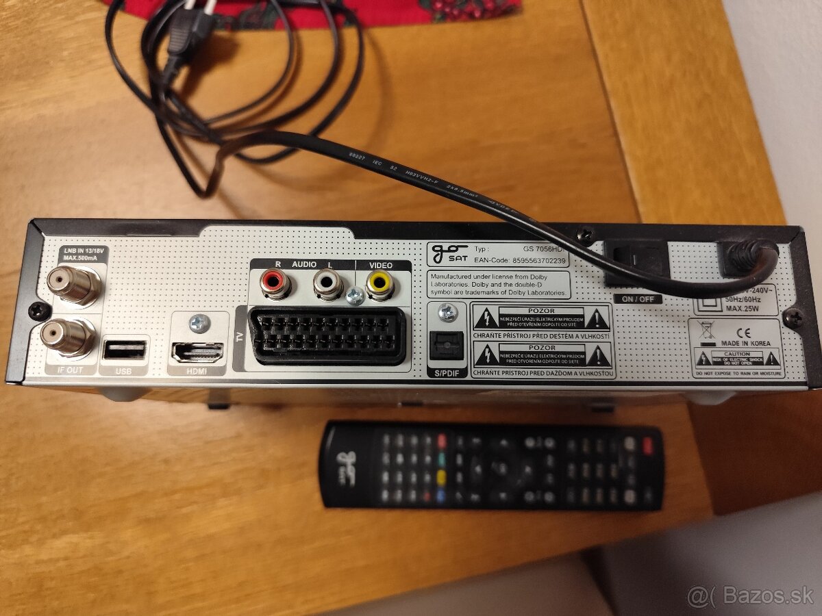 Satelitný príjmač GS7056HDi - 2