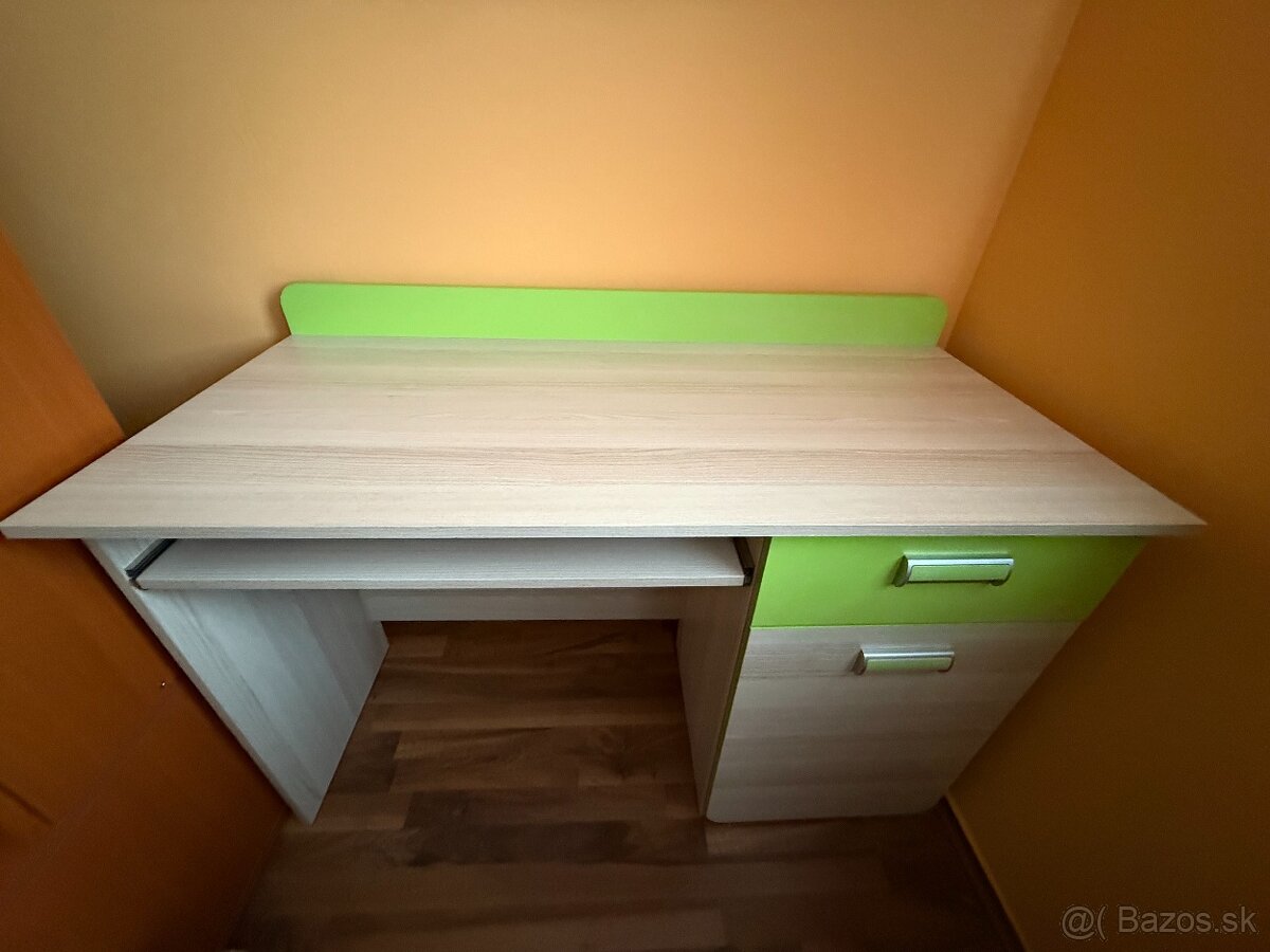 Detský písací stôl - Lorento zelený - 2