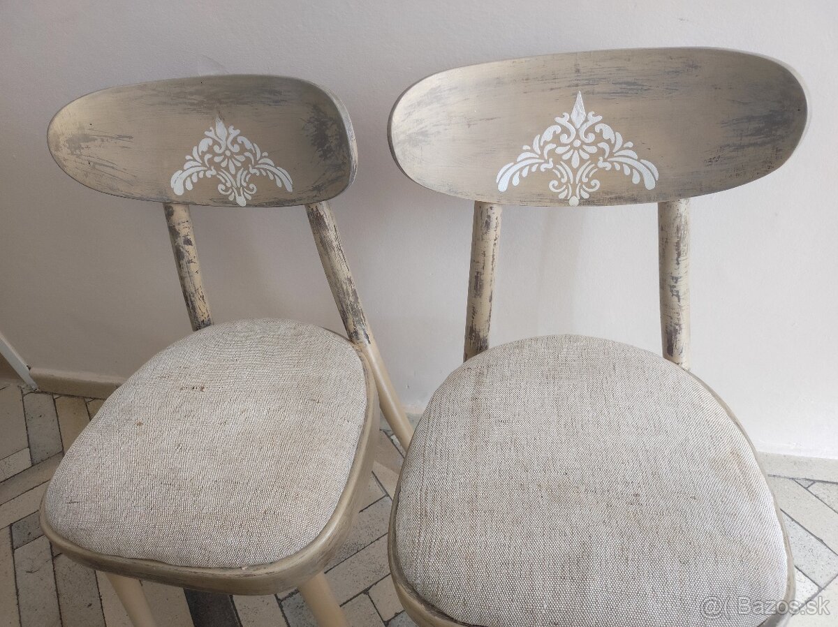 Stoličky,stolík,bedna Provence - 2