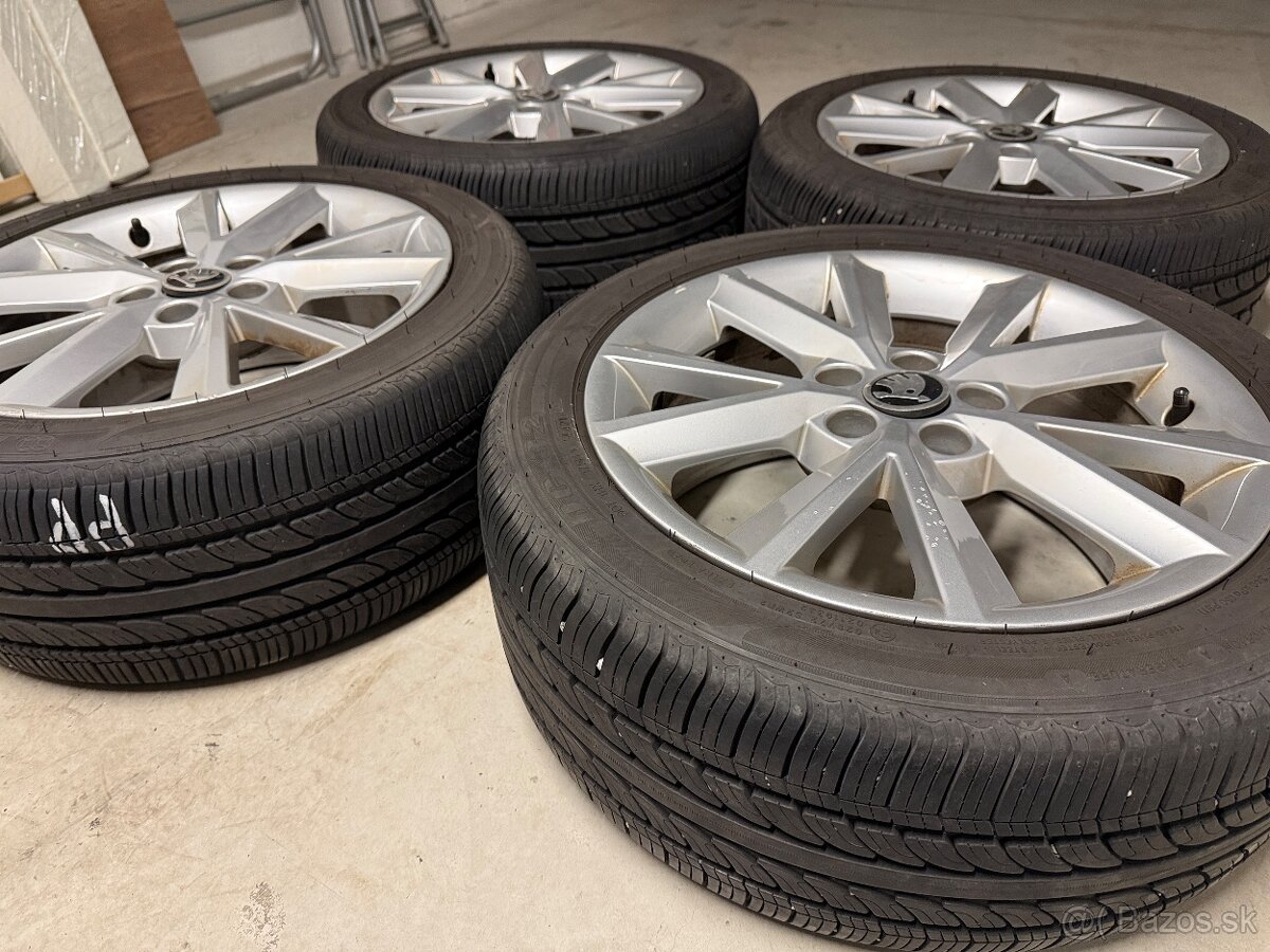 Hliníkové disky 5x100 16” Škoda Fabia II - 2