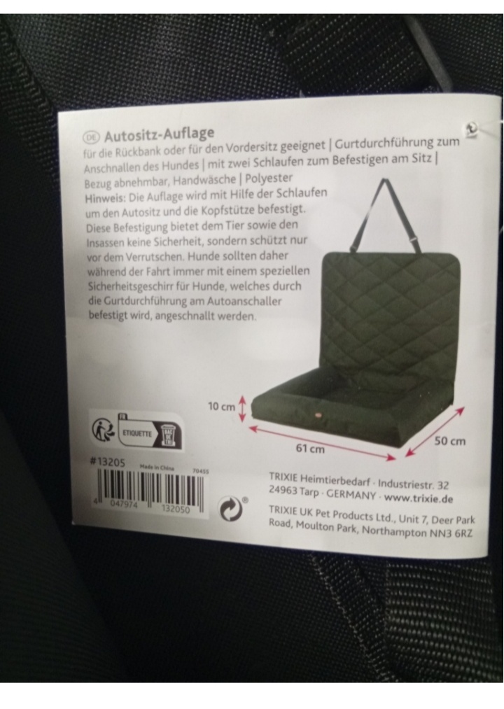 Sedačka pre psa do auta/pelech - 2