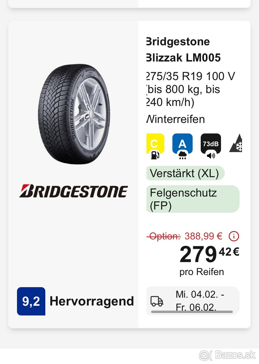 Zimme pneu dvojrozmer BMW - 2
