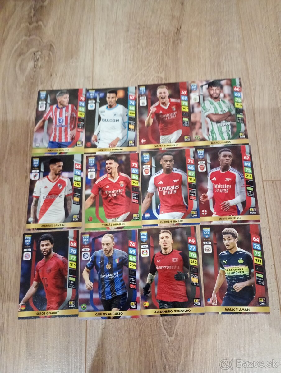 Futbalové kartičky - 2