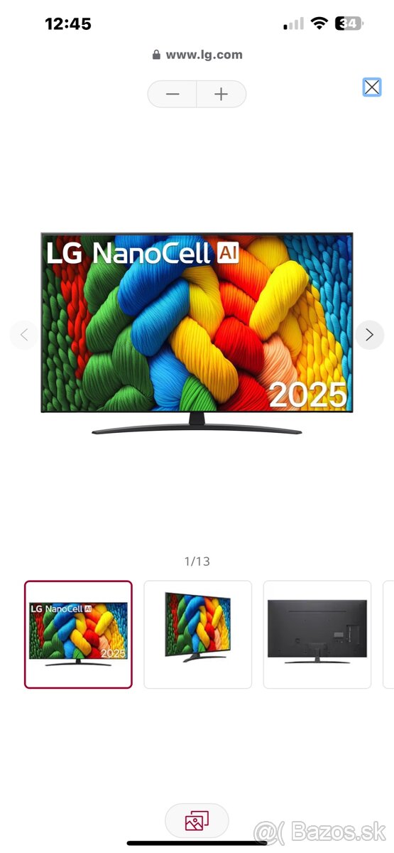 LG smart televízor nerozbalený nový - 2