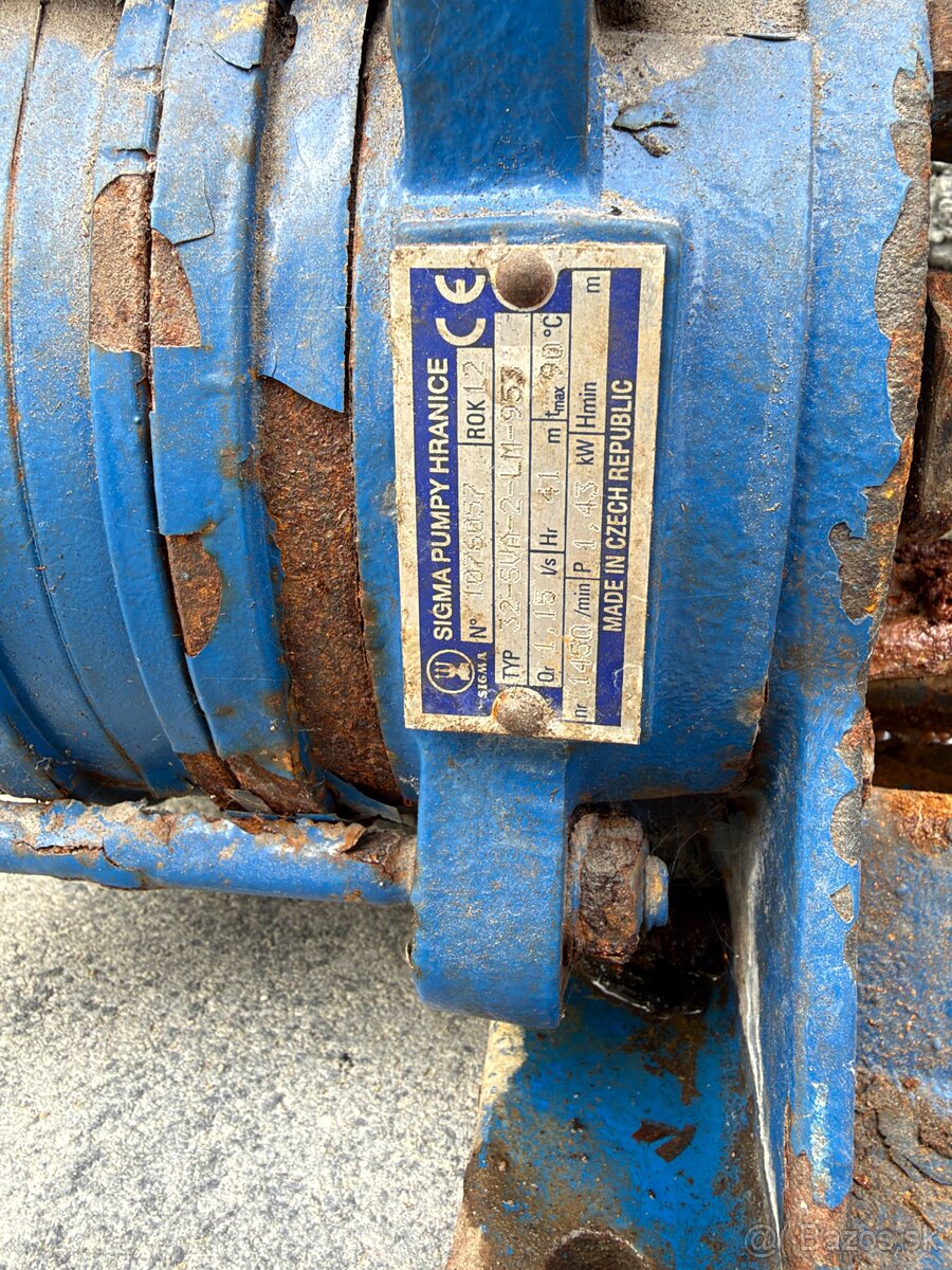 Vodarnicka,elektromotor Siemens čerpadlo - 2