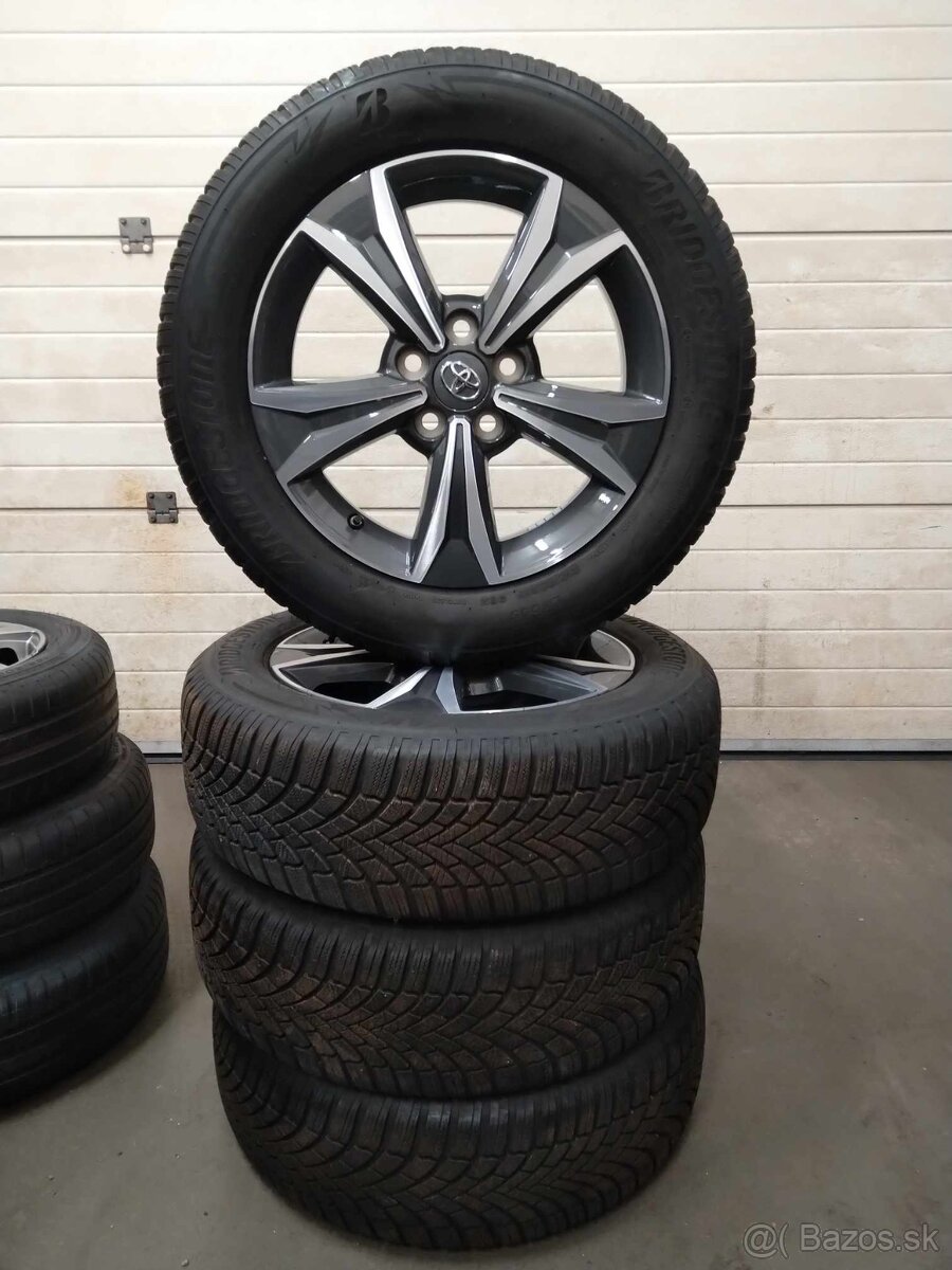 17" alu TOYOTA C-HR + TPMS originál + pneu. - 2