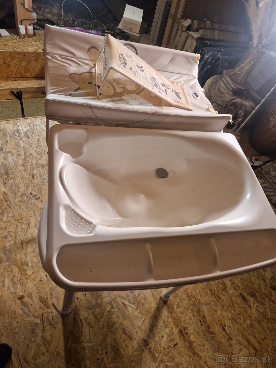 prebalovací pult s vaničkou - 2