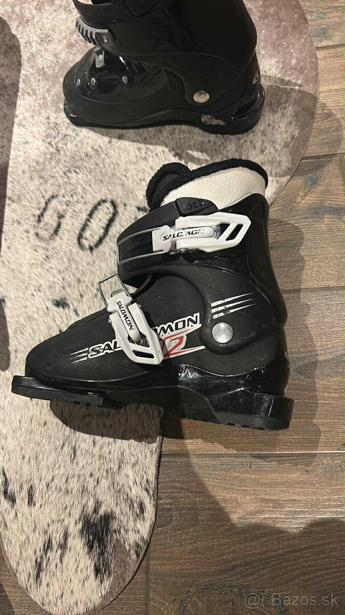 Lyže s lyžiarkami - 2