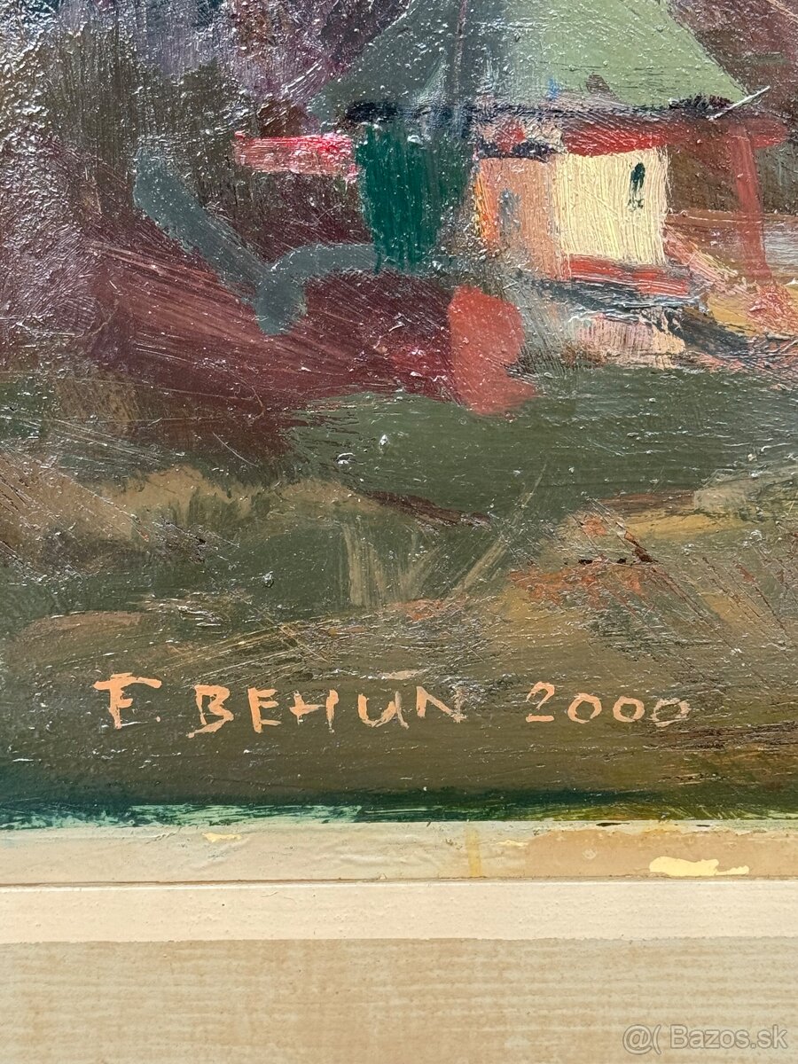 Originál olejomaľba - František Behúň-signovane - 2