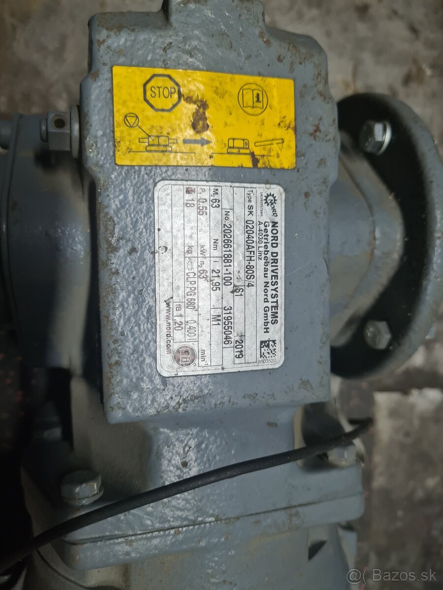 Elektromotor s prevodovkou - 2