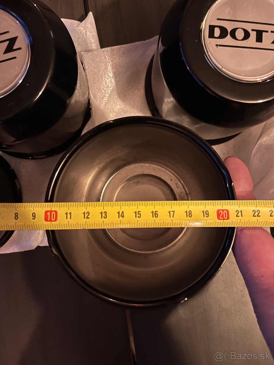 Krytka DOTZ uzavretá, oceľová matná čierna - 2