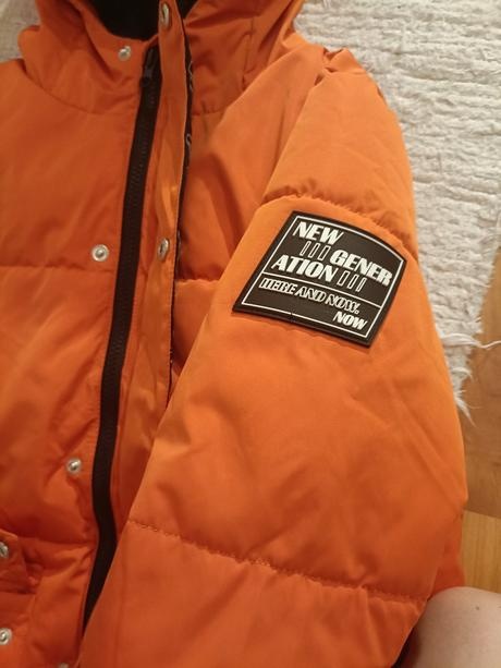 Zimná bunda oranzova c.146 - 2