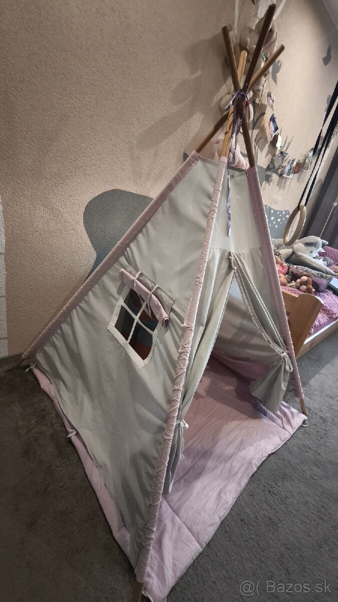 Stan Tee Pee ružový, sivý - 2