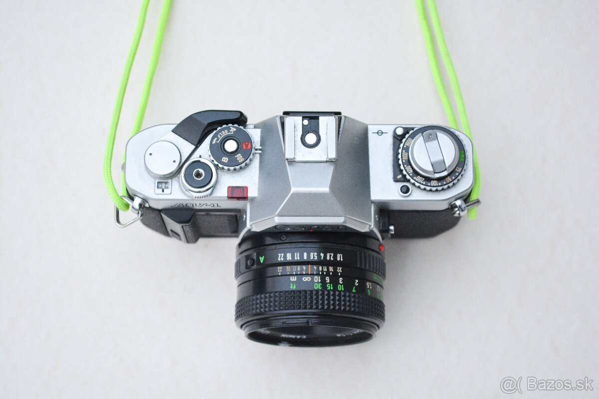 Canon AV-1 + objektív 50mm f1.8 - 2