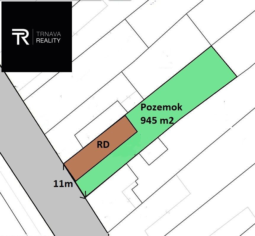 Starší rodinný dom, pozemok o výmere 945 m2, Jaslovské Bohun - 2