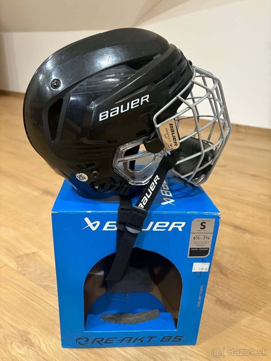 Hokejová prilba Bauer RE-AKT 85 Combo Black Senior - S - 2
