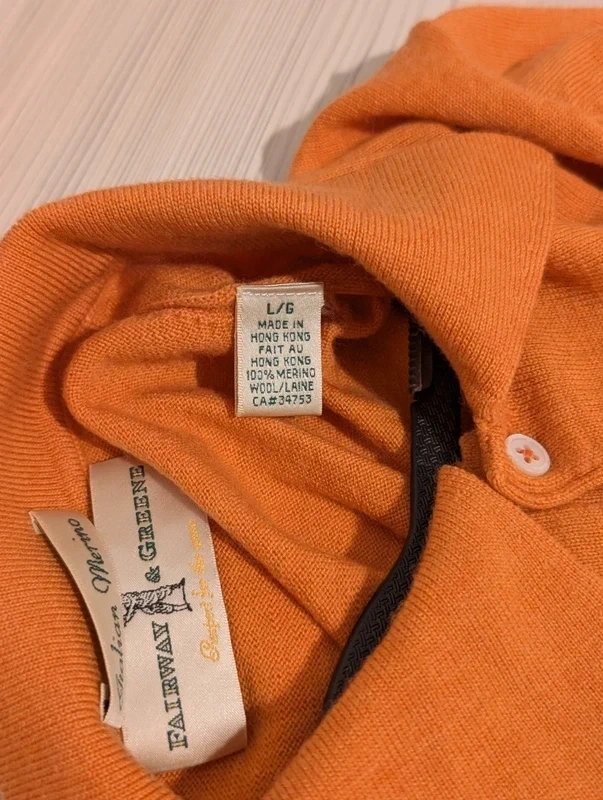 Merino pulóver Fairway&Greene taliansky sveter merino úplet - 2