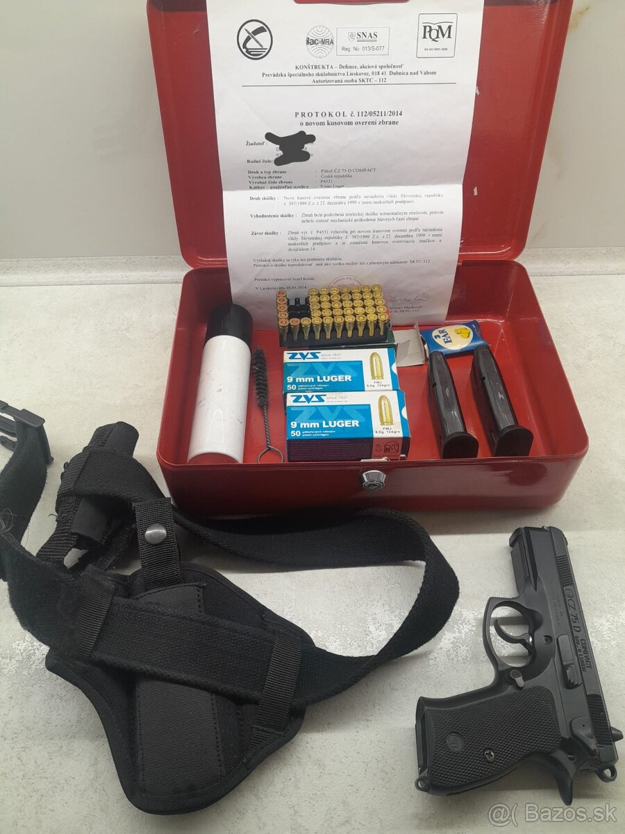 Pi CZ 75D 9 mm Luger COMPACT - 2