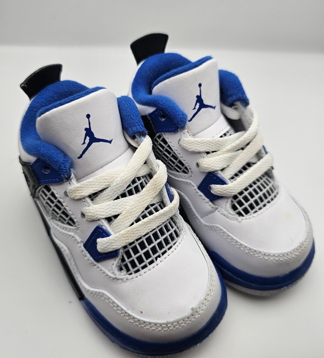 Jordan Retro 4 dedské Blue - 2