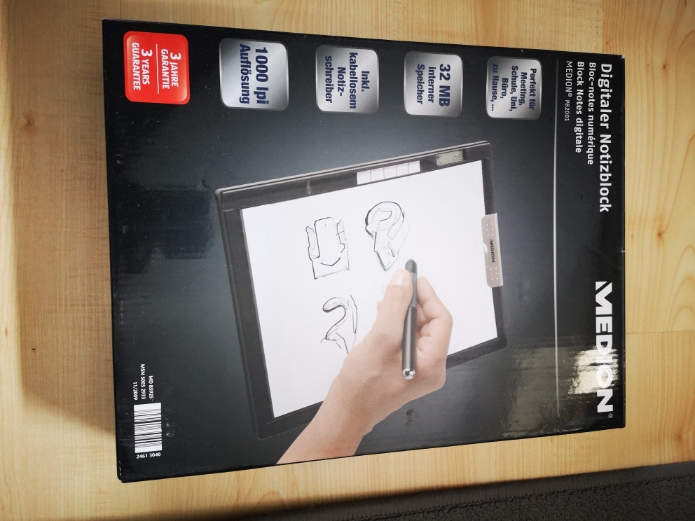 MEDION DIGITAL NOTEPAD P82001 32 MB Memory - 2