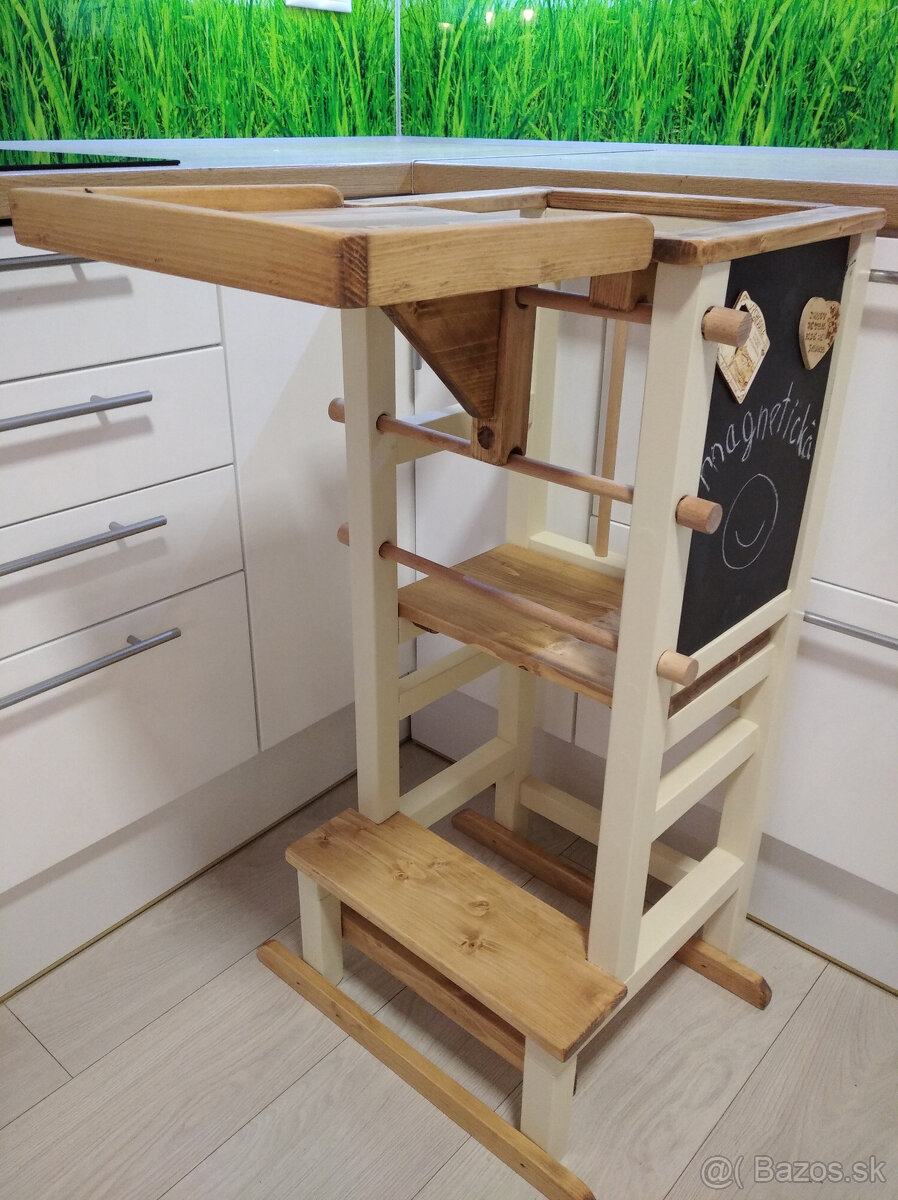 montessori ,Učiaca veža - -polohovateľná - 2