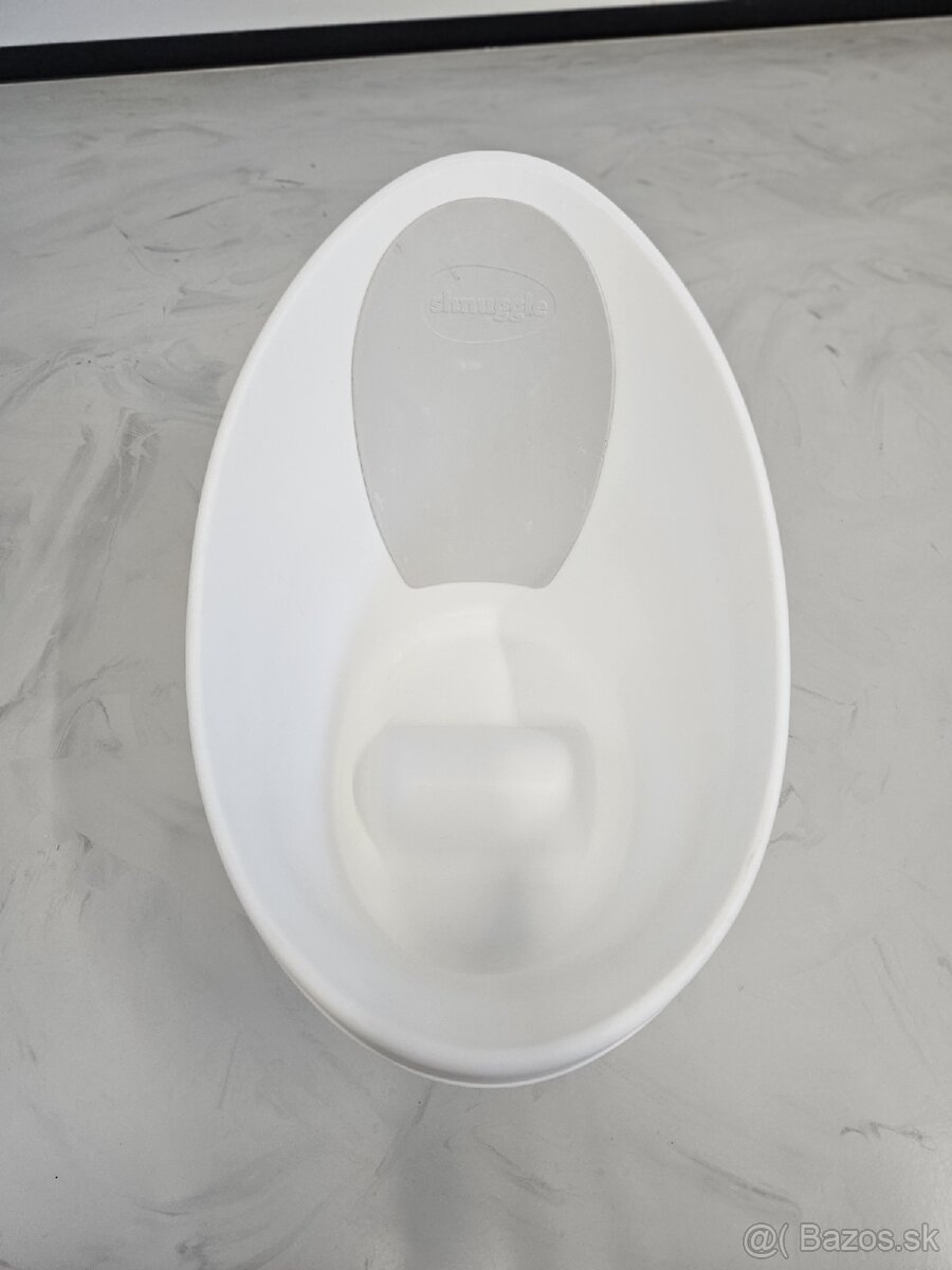 Vanička SHNUGGLE biela so šedou opierkou - 2