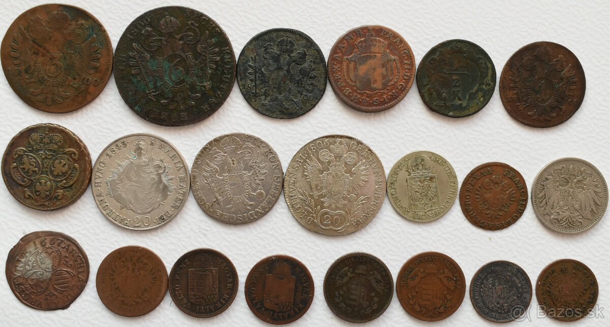 Habsburgské mince MIX - 2