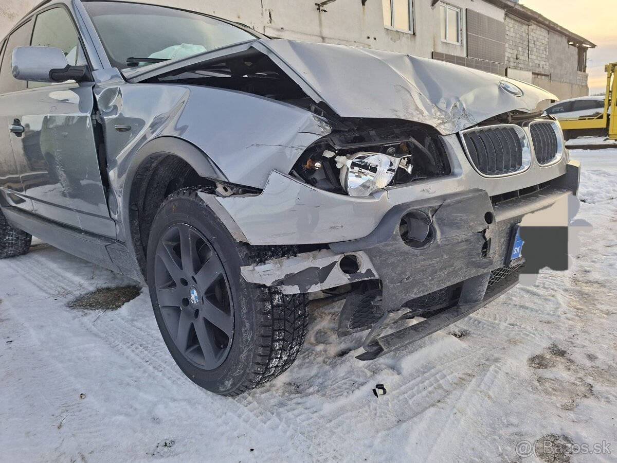 Havarované BMW X3 3.0l 150kw r.v.2004 - 2