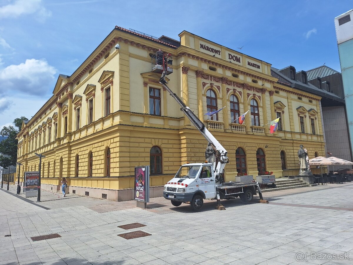 Montážna plošina klampiarske práce - 2